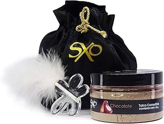 Flavored Body Powder for Couples – Edible Massage Powder with Flavor (Chocolate) – Romantic Sensual Experience for Men & Women