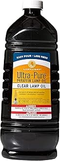 Lamplight Ultra-Pure Lamp Oil, 100-Ounce, Clear