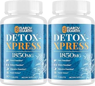 Canna Cleanse, Liver Detox & Repair Chewable Tablets, Milk Thistle Supplement, Fast-Acting Body Detox for Women & Men, Toxin Flush for Liver, Kidney, Digestion & Metabolism, 120 Tablets
