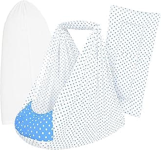 Baby Cradle Set Swing/Jhula (Thottil Cloth, Palna, Dolna) | Hanging Cradle Cloth with Removable Bed and Mosquito Net | Up to 15 kg | CRA-Light Blue