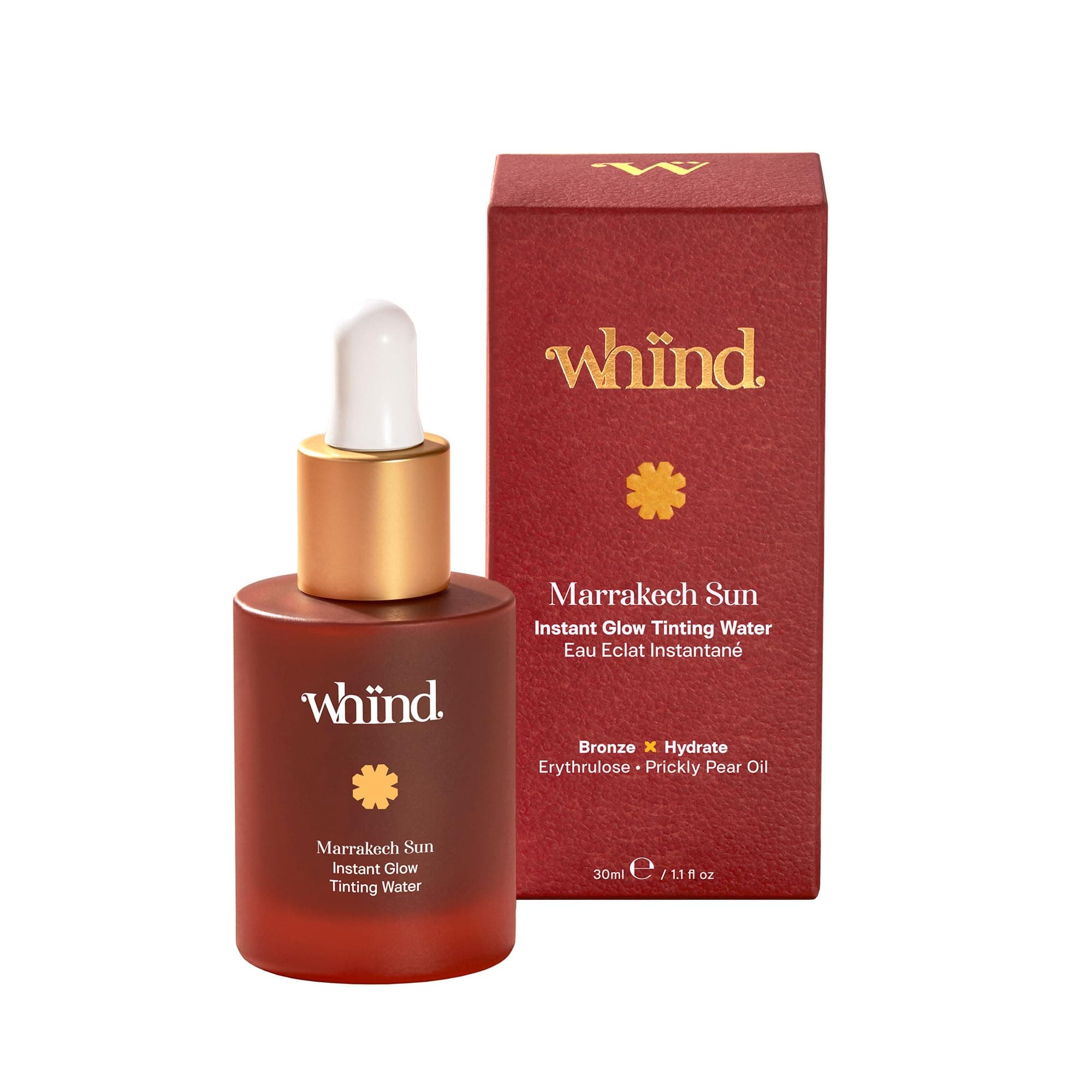 Marrakech Sun Tinting Water Self Tanning Drops – Lightweight Liquid Glow Bronzing Drops, Instant Tan Glow Serum for Face with Hyaluronic Acid & Glycerin for a Natural Tan – 30ml