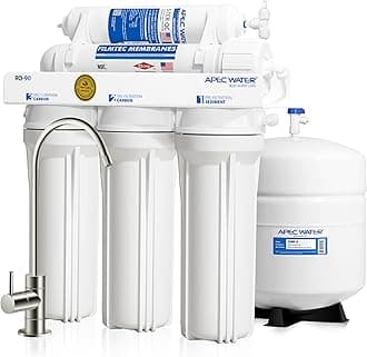 APEC Water Systems RO-90 Ultimate Series Top Tier Supreme Certified High Output 90 GPD Ultra Safe Reverse Osmosis Drinking Water Filter System, Chrome Faucet