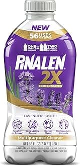 PINALEN 2X Max Aromas Concentrated Multipurpose Cleaner - Lavender Soothe Scent - 56 fl oz - All Purpose Cleaner for Kitchen, Bathroom, Floors & Outdoors