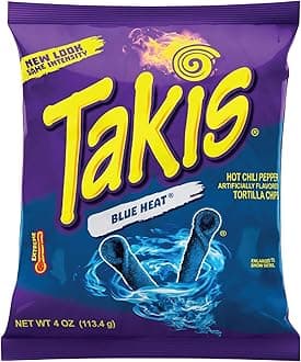 Takis Rolled Blue Heat Tortilla Chips 1 bag 4 oz