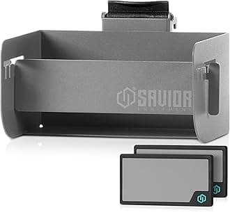 Wall Rack System Universal Magazine Rack Holder Slat Wall Mount Display Organizer Hanger, Adjustable to Fit Most 9MM .45 Pistol 5.56 .308 Rifle Mags, Heavy-Duty Steel Construction