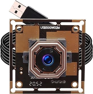 5mp Autofocus USB Camera for Computer and Raspberry Pi OV5640 USB2.0 Lightburn Laser Engraver Camera Module Smart Embedded Video Webcam Board,3.3ft/1m Cable for PC, Laptop, Jetson Nano