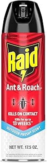 Ant & Roach Killer Spray For Listed Bugs, Keeps Killing for Weeks, Fresh Scent, 17.5 oz