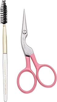 Exclusive Rose Tea Brow Shaping Scissors & Brush
