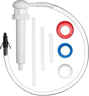 Slippery Pete Fluid Pump for Gallon Bottles and Wide Mouth Quart Bottles (Not for Standard Quart Bottles) - Transfer Gear Oil, Transmission and Differential Fluid, Antifreeze with This 30cc Hand Pump