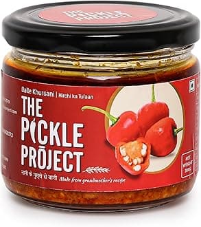 Dalle Khursani Pickle 300g | Authentic Himalayan Red Chilli Achar in Mustard Oil | Handcrafted | No Preservatives | Darjeeling Special