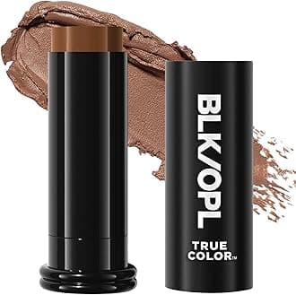 BLK/OPL Skin Perfecting Foundation Stick, SPF 15 Buildable & Blendable Face Foundation Makeup with Matte Finish - Full Coverage, Color Correcting & Sculpting - Hypoallergenic (Carob)
