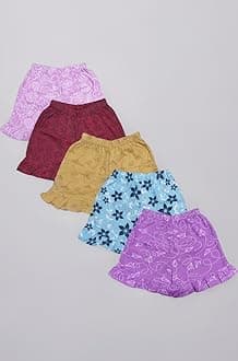Pack of 5 Girls Shorts