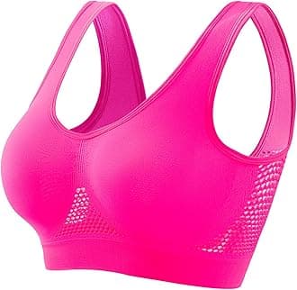 Wireless Sports Bra for Women Plus Size Workout Bras High Support Yoga Bras Breathable Mesh Bras Comfy Everyday Bras