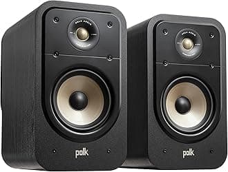 POLK AUDIO SIGNATURE ELITE ES20 Bookshelf Speaker Black ES20BLK (Set of 2)