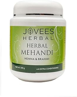 - Mehandi/Henna Powder For Deep Conditioning, Root Touch Up, Control Hair Fall & Repairs Damaged Hair With Amla, Shikakai & Brahmi Powder - 500g