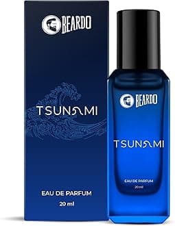 BEARDO Perfume For Men - TSUNAMI, 20 Ml | Intense Fresh - Marine Aromatic Notes | Strong Long Lasting Mens Perfume | Eau De Parfum Men | Gift For Men | Gift For Friends