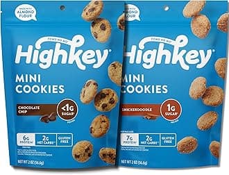 Sugar Free Cookies Variety 2-Pack - Keto Snack Pack Zero Carb No Sugar Chocolate Chip Cookies + Snickerdoodles Low Carb Snacks Gluten Free Diabetic Snack Dessert Diet Friendly Food Sweets 4oz