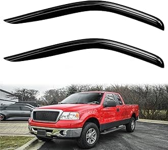 Window Visors Rain Guards for Ford F150 2004-2008 Window Vent Wind Deflectors Visors Shades for Ford F150 2005-2007 (2pcs)