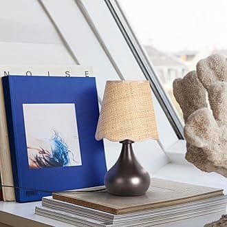 Oil Rubbed Bronze Small Table Lamp for Bedside, Farmhouse Bedroom Lamps for Nightstand, Vintage Small Table Lamps for Small Spaces for Bedroom, Kitchen Counter, End of Table, Office