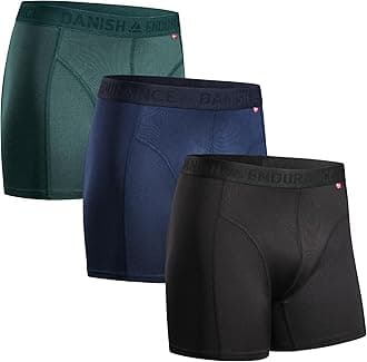 - Men's Performance Boxer Briefs (3-Pack) – Moisture-Wicking, Quick-Dry Comfort with Extra-Long Fit