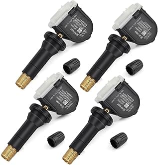 Tire Pressure Sensor 315MHz TPMS Sensor Replacement for Chevy GMC Buick Cadillac Hummer Pontiac SAAB Saturn - Replaces# 13598771 13598772 13586335 20923680, Sets of 4 Tire Pressure Monitoring System