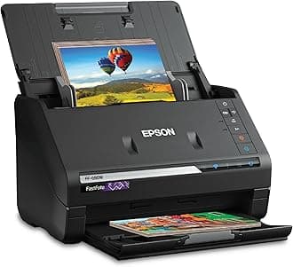FastFoto FF-680W Wireless High-Speed Photo and Document Scanning System, Black