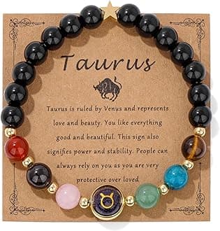 Zodiac Bracelets for Women 12 Constellations Healing Crystal Stone Beads Bracelet Birthday Zodiac Gifts Horoscope Spiritual Bracelet
