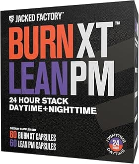 Burn-XT + Lean-PM Kit - 24-Hour Weightloss Stack w/Clinically Studied Thermogenic Fat Burner & Nighttime Weight Loss Sleep Aid - 60 Count, 2 Pack