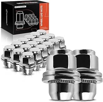 A-Premium M12-1.25 Wheel Lug Nuts Compatible with Nissan Pathfinder Maxima Murano 370Z INFINITI QX60 Q50 G25 G35 G37 QX50 Front and Rear Side 20-PC Set
