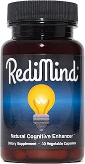 RediMind - Natural Cognitive Enhancement Supplement Capsule - Non-GMO, Vegan, Gluten-Free