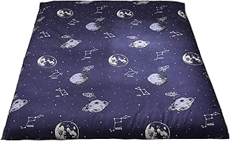 MAXYOYO Mattress Cover for Traditional Japanese Futon Mattress, Futon Floor Mats Cover with Zipper, Super Soft and Machine Washable, Space Adventure, Full