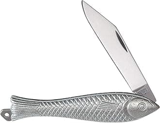 Mikov 130-NZn-1 Fish Shaped Pocket Folding Knife - Blade Length 5.5 cm