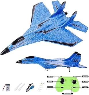 - Remote Control Wireless Airplane Toy with Lights, Su-35 Rc Glider 2 Channel 2.4 GHZ Remote Control Planes, Outdoor Foam Rc Aircraft for Hobby Rc Airplanes