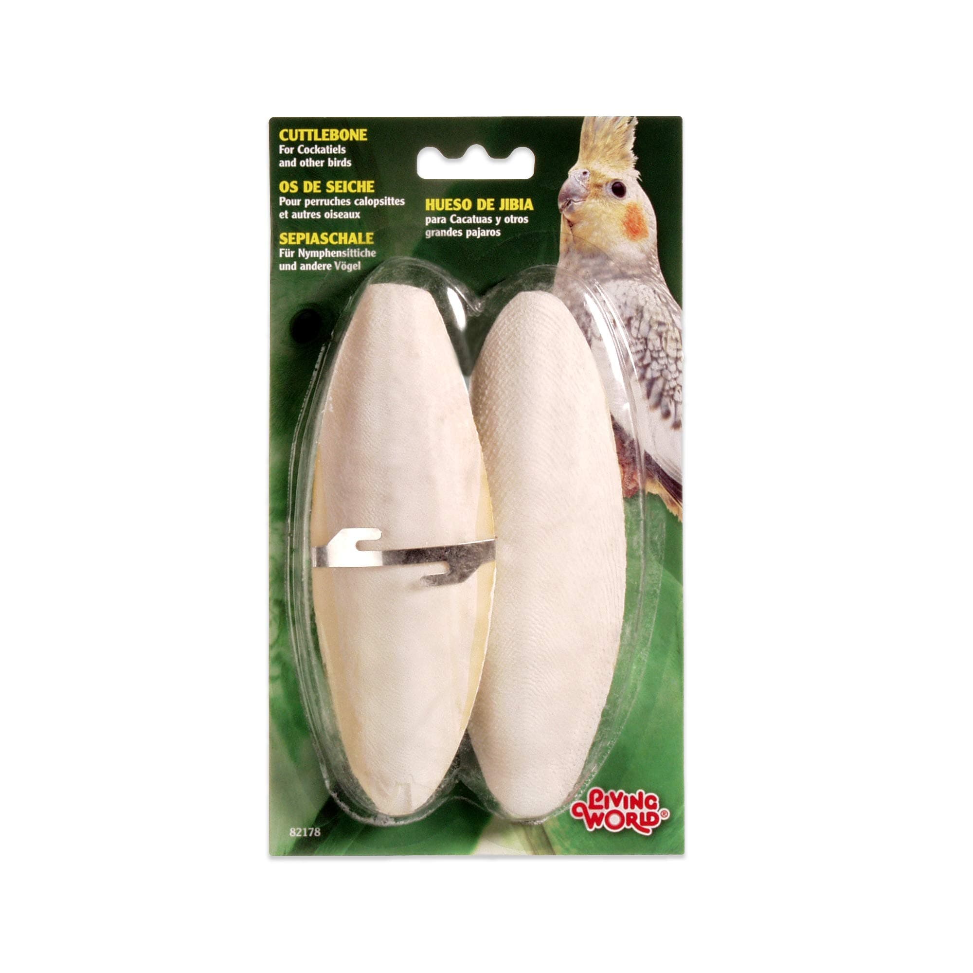 Living World Cuttlebone, Large, Twin Pack