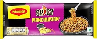 MAGGI 2-Minute Spicy Manchurian Noodles, Easy to Cook Instant Noodles, 244 grams