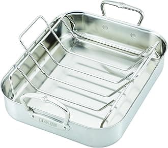 Hestan Provisions – 16.5" Classic Clad Roaster with Stianless Steel Rack