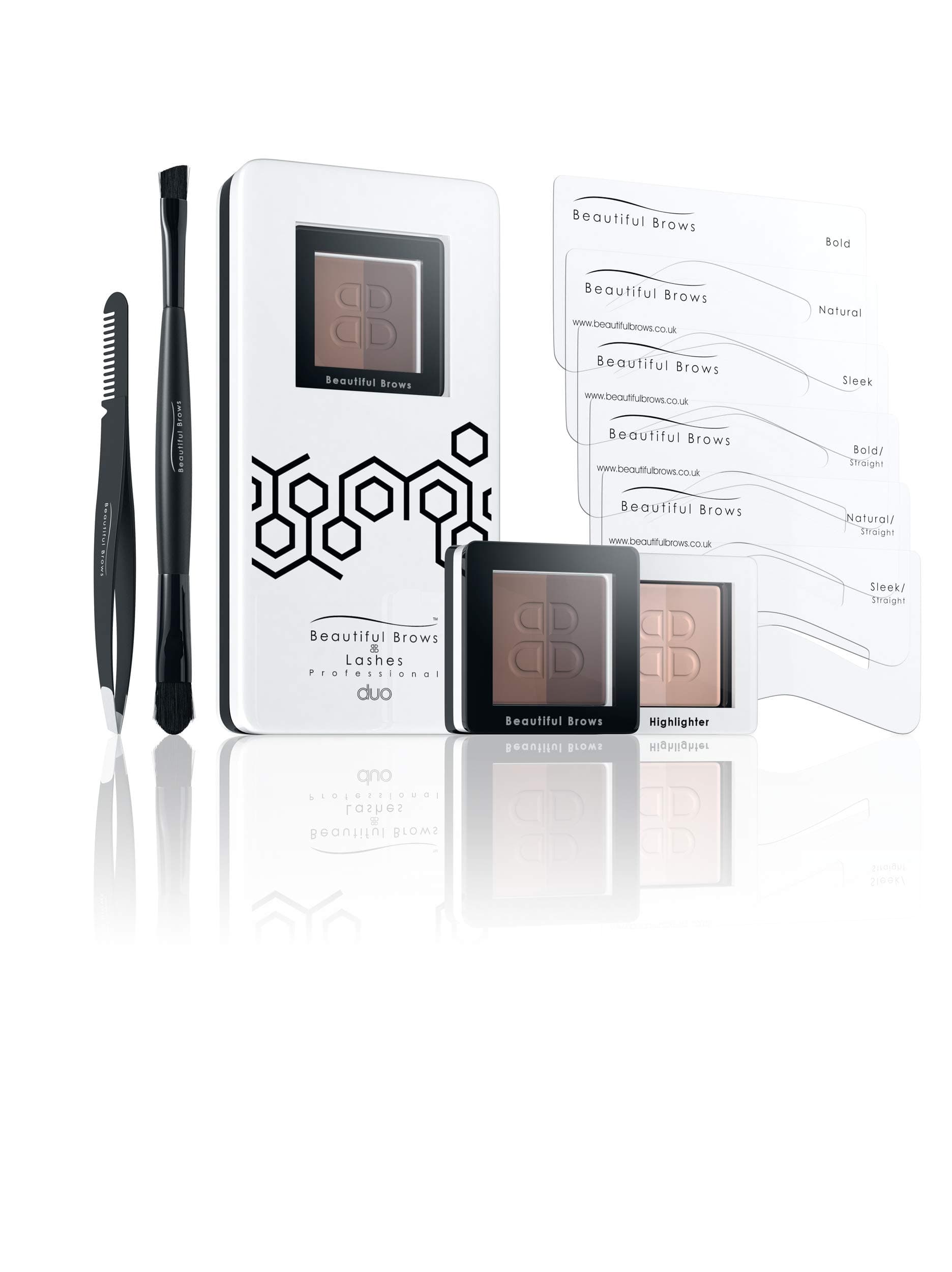 DUO EYEBROW KIT (Light Brown- Medium Brown)
