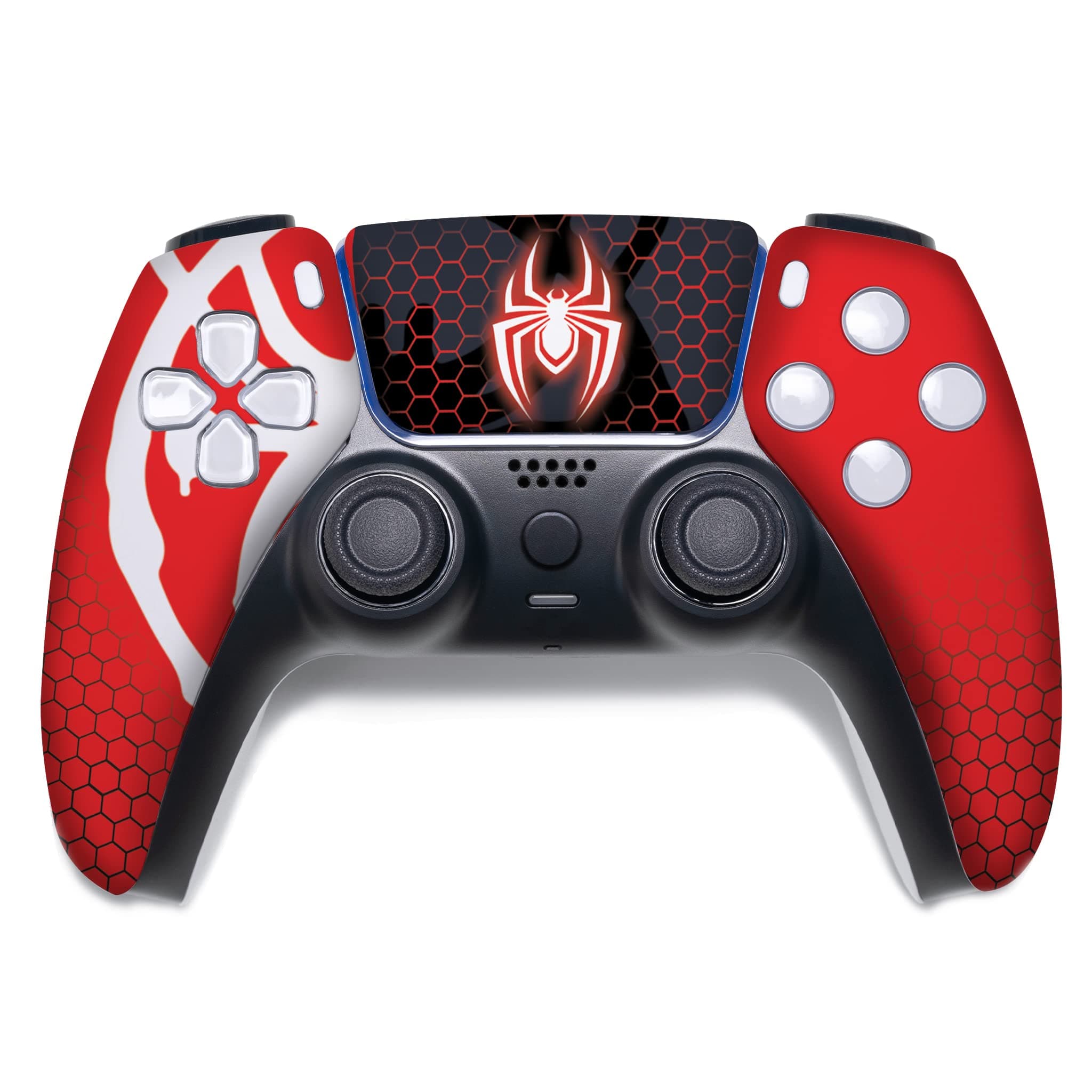 - Spiider-Man Morales Custom PS-5 Controller Wireless compatible with Play-Station 5 Console by BCB Controllers | Proudly Customized in USA with Permanent HYDRO-DIP Printing (NOT JUST A SKIN)