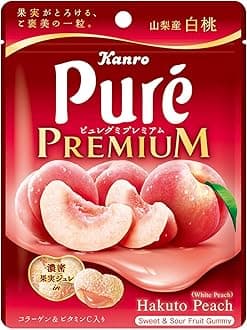 カンロ ピュレグミプレミアム山梨産白桃 54g