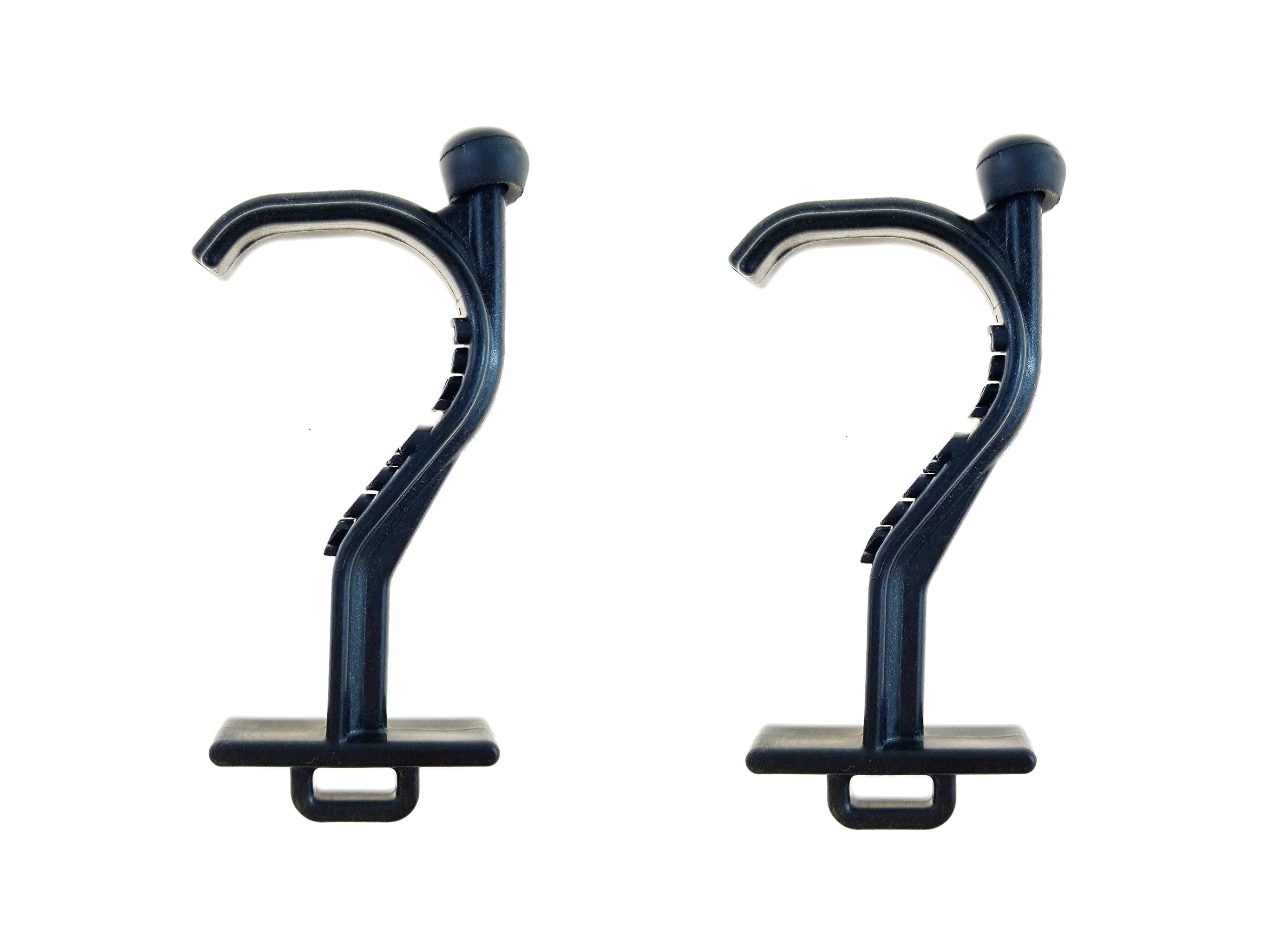 Germ Utility Tool - Avoid Touching Bacteria Ridden Surfaces - Carabiner Included (Colors May Vary) (2 Pack, Black)