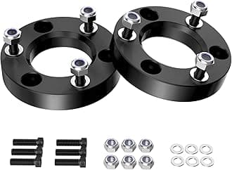 Richeer 1.5 inch Leveling Lift Kit Compatible with 2004-2026 F150 2WD 4WD, Leveling Lift Kit Fit for 2003-2018 Expedition, Forged Front Strut Spacers Raise the Front of your F150 by 1.5"