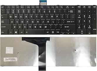 Keyboard Replacement for Toshiba Satellite C50 C50-A C55 C55-A C55D C55D-A C55T C55DT C55DT-A C55DT Series Laptop