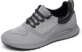 CHAMARIPAMen's Invisible Height Increasing Elevator Sneakers Shoes,Fashion Sneakers Shoes Make You Taller.