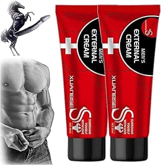 XBS Mens External Cream - 2023 New Men's Energy Strength Massage Cream, Xbs Xuanbse Cream XXXL,Vitality Boost Cream, All Night Powerful Delay Lasting Performance (2PC)
