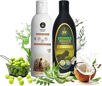 200 grams Herbal Hair Oil & Ayurvedic Shampoo COMBO