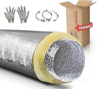 CUCHIILO Insulated Duct 6Inch 25Feet