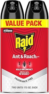 Ant & Roach Killer Spray, Fragrance-Free, 17.5 Oz, Pack Of 2