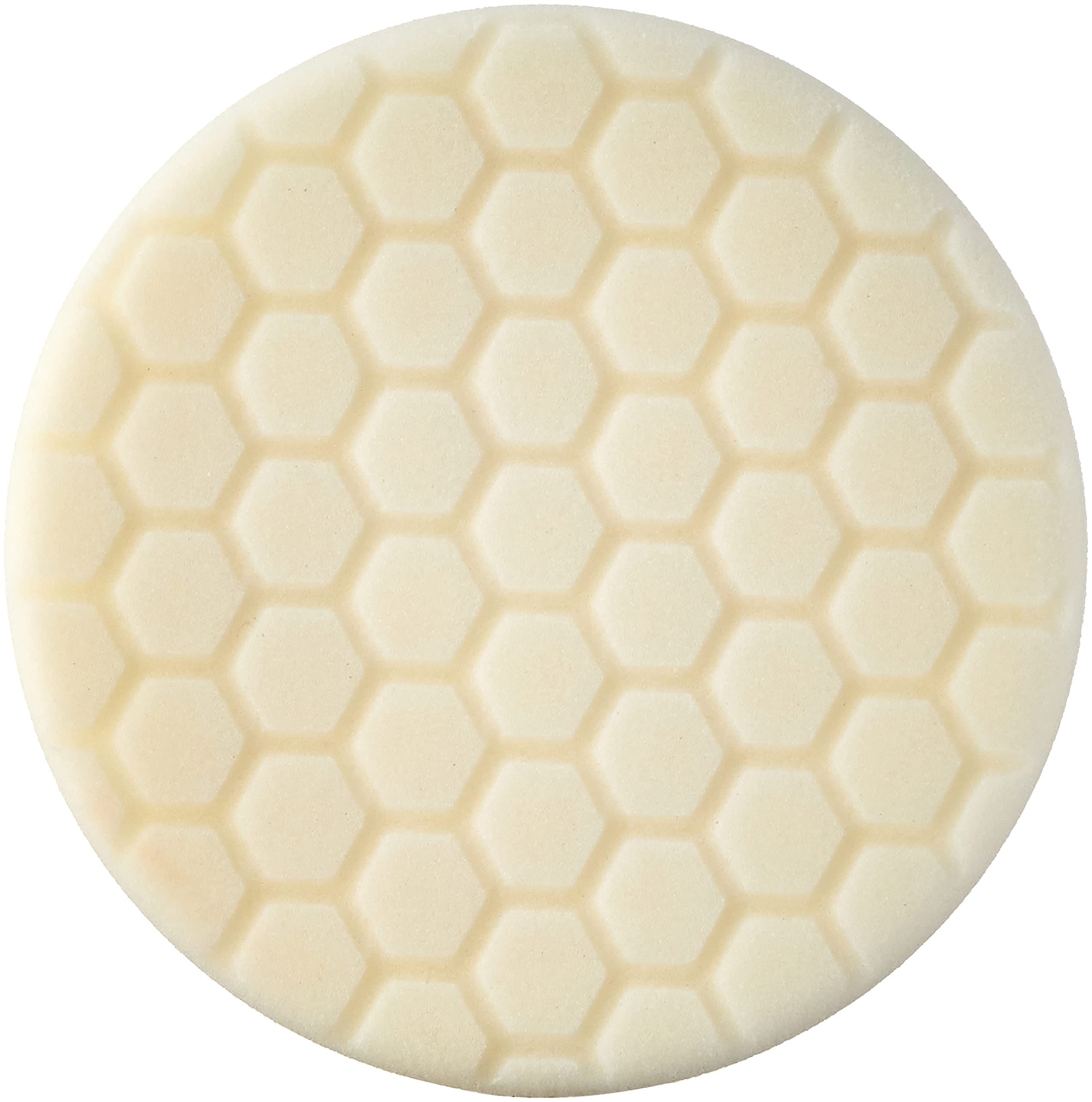 BUFX_104_HEX6 Hex-Logic Light-Medium Polishing Pad, White (6.5 Inch Pad Made for 6 Inch Backing Plates), Gray, 1 Pad Included