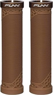 Funn Hilt Mountain Bike Handlebar Grips with Single Lock On Clamp, Lightweight and Ergonomic Bicycle Handlebar Grips with 22 mm Inner Diameter, Unique Patterned Bicycle Grips for MTB/BMX