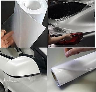 CREON Vinyl Matte Transparent car Protection Film, Air Release Bubble Free Lemination Clear Film (1 FEET BY 10 FEET, Clear MAT WRP)